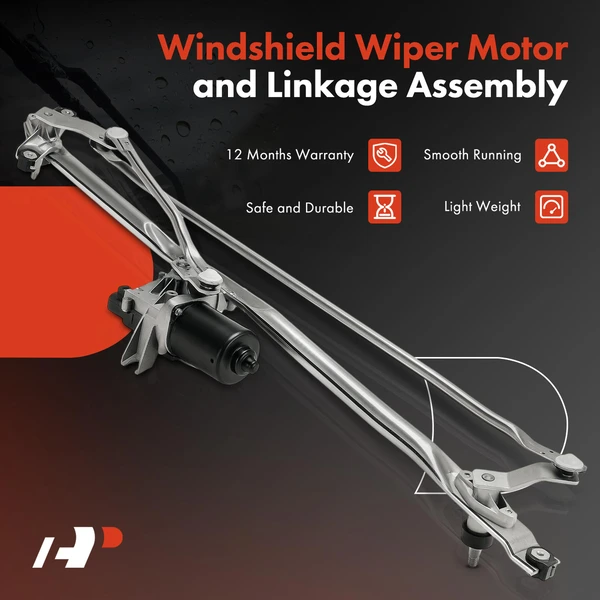 Wiper Motor & Linkage Assembly for Chevy Express 1500 GMC Savana 1500 2008-2012