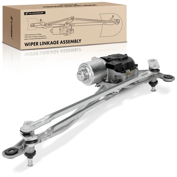 A-Premium APWL0303 Wiper Motor & Linkage Assembly Front Side