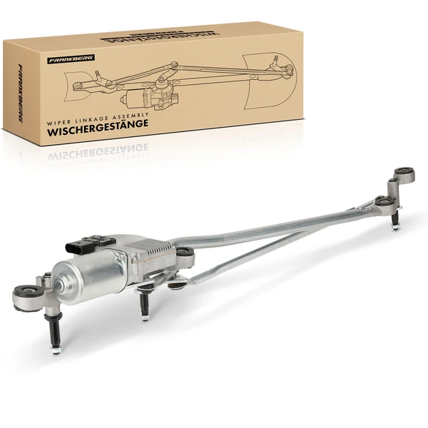 Front Windshield Wiper Linkage with Motor for Audi Q7 2007-2015 SUV 4L1955023C