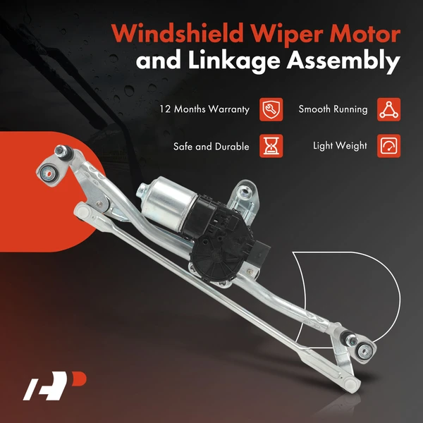 Front Wiper Motor & Linkage Assy for Volkswagen Passat 2012-2022 DriverD PassengerD