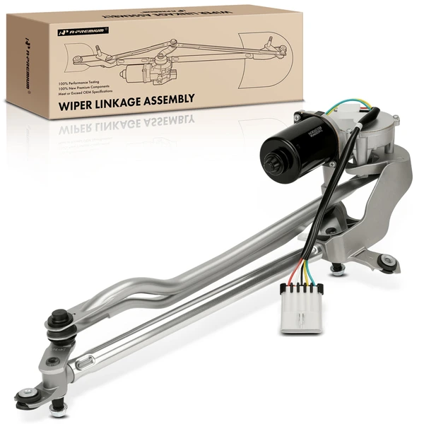 A-Premium APWL0306 Wiper Motor & Linkage Assembly