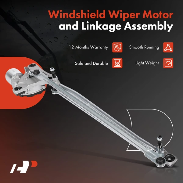 Front Wiper Motor & Linkage Assembly for Volvo C70 C30 S40 V50 Left Hand Drive