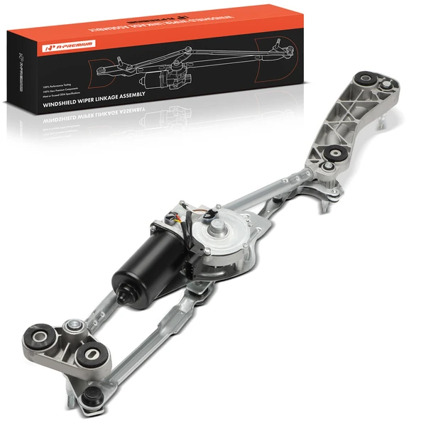 Front Wiper Motor & Linkage Assembly for BMW E39 525i 528i 530i Driver Hand Drive