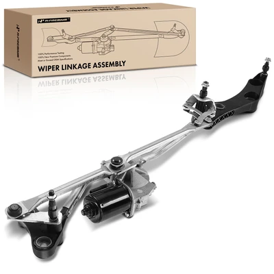 Front Windshield Wiper Linkage & Motor Assembly