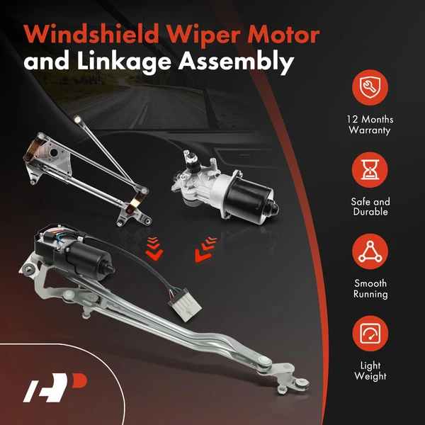Front Wiper Motor & Linkage Assembly for Tesla Model S 2012-2021