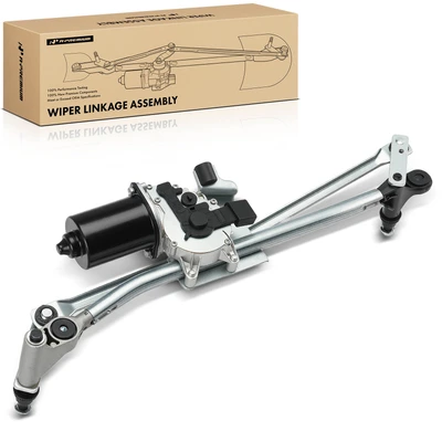 Front Windshield Wiper Motor & Linkage Assembly