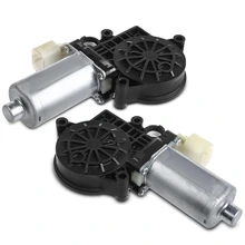 2 Pcs Front Window Motor