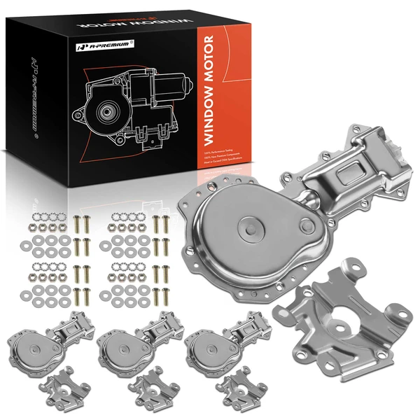 4 Pcs Front & Rear Window Motor for 1986-1993 GMC Jimmy