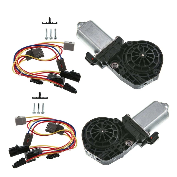 2 Pcs Front Window Motor for Ford Explorer Ranger Lincoln Mercury