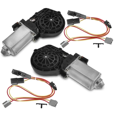 2 Pcs Front or Rear Window Motor