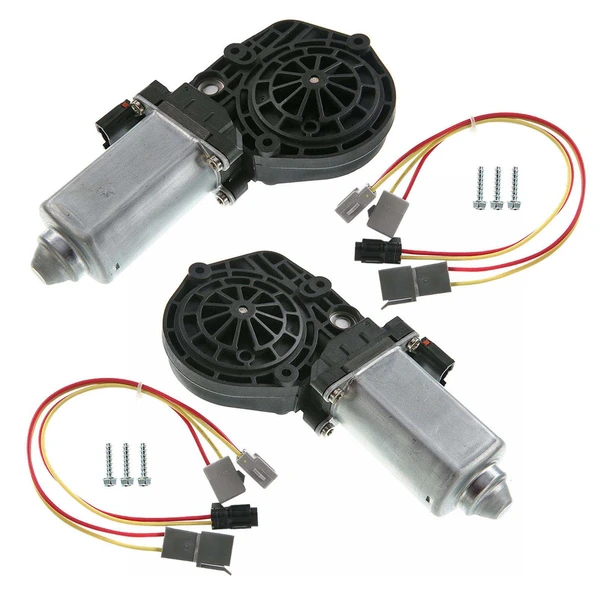 2 Pcs Front Window Motor for Ford E-150 E-250 Econoline E-350 Super Duty