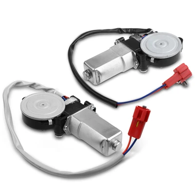2 Pcs Front Window Motor