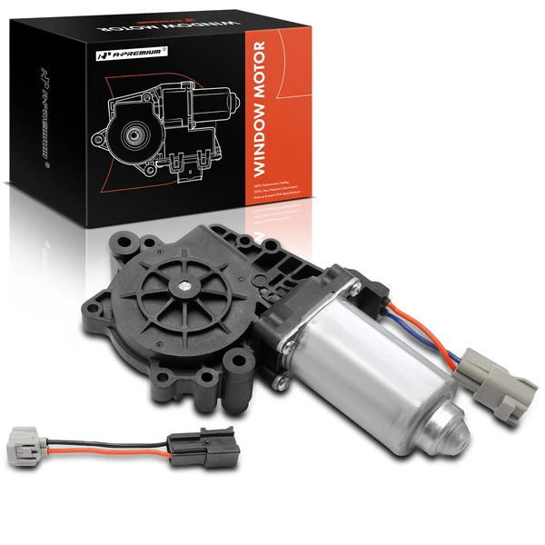 Front Passenger Power Window Motor with 2 Pins for 2004-2007 Mercury Monterey