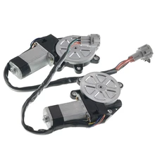 2 Pcs Front Window Motor