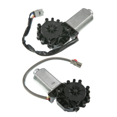 2 Pcs Front Window Motor