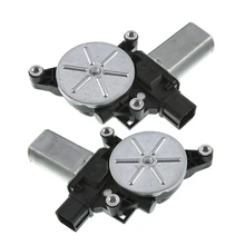 2 Pcs Front Window Motor