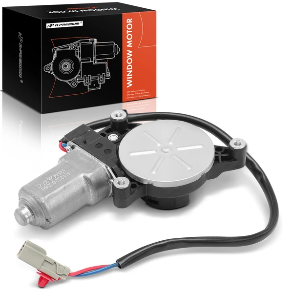 Rear Driver Power Window Motor with 2 Pins for Honda Civic 2001-2005