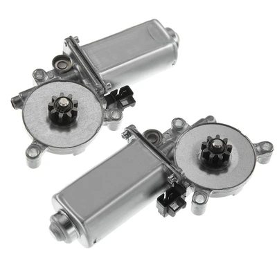 2 Pcs Front Window Motor