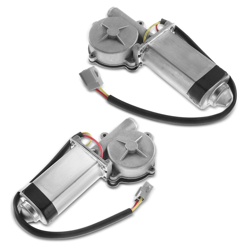 2 Pcs Rear Window Motor for 1992 Ford Mustang