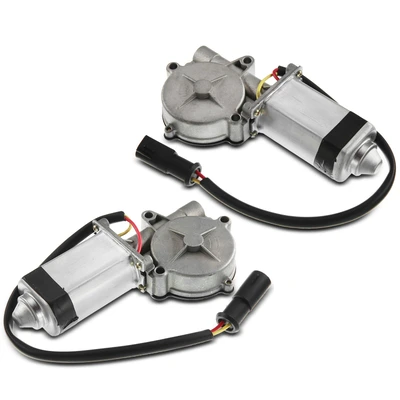 2 Pcs Front Window Motor