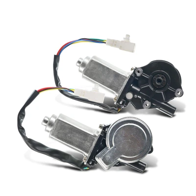 2 Pcs Front Window Motor