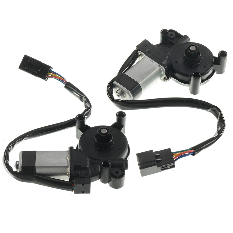 2 Pcs Front Window Motor for Land Rover LR2 2008-2012 L6 3.2L 2013-2015 L4 2.0L