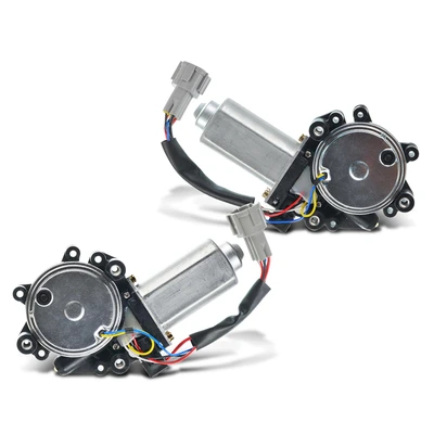 2 Pcs Front Window Motor