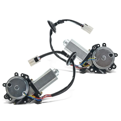2 Pcs Front Window Motor