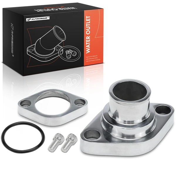 Straight Water Outlet Thermostat Housing for 1966-1972 1975-1980 Chevrolet Caprice