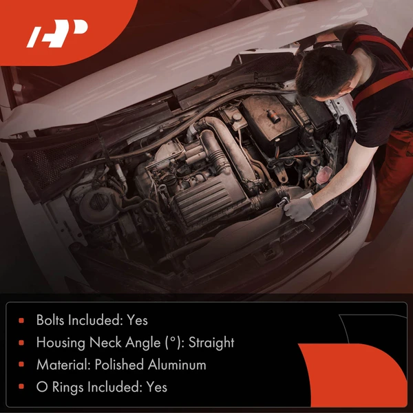 Straight Water Outlet Thermostat Housing for Chevy C10 C20 Buick Regal Century