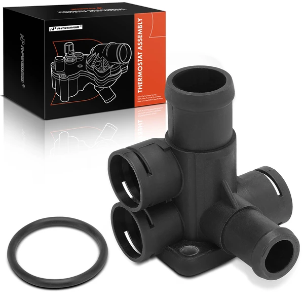 Front Engine Coolant Thermostat Housing Water Outlet for VW Golf 1989-1992 Jetta