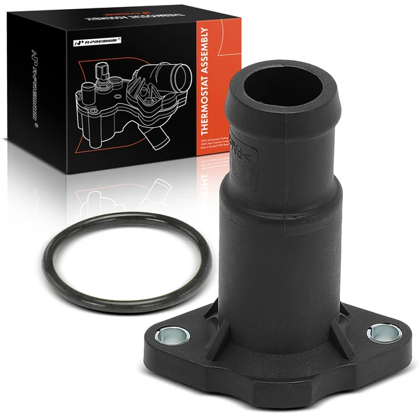 Rear Engine Coolant Thermostat Housing Water Outlet for 1988-1992 Volkswagen Jetta