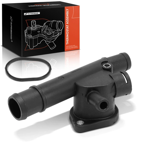 Rear Engine Coolant Thermostat Housing Water Outlet for 1998-2006 Volkswagen Beetle