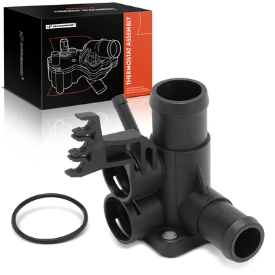 Front Engine Coolant Thermostat Housing Water Outlet