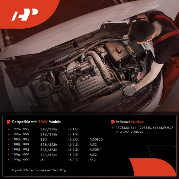 Coolant Flange for BMW E36 E46 318i 318is 320i 323i 323is 325i 325is 328i 328is