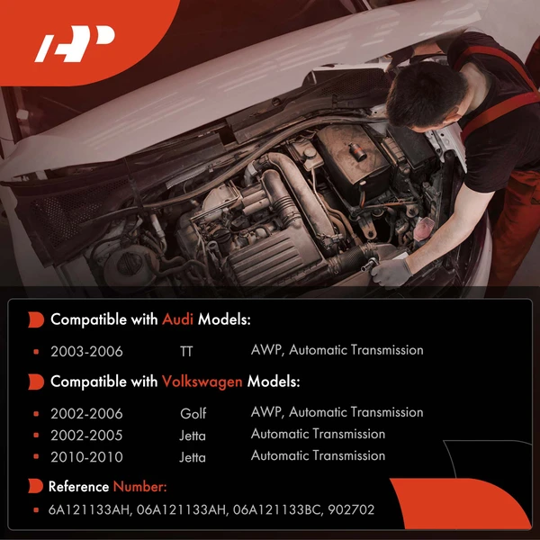 Engine Coolant Outlet for Volkswagen Jetta 2002-2005 2010 Golf 2002-2006 Audi TT