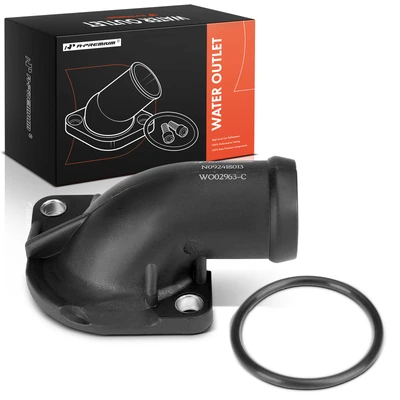 90° Thermostat Housing Water Outlet