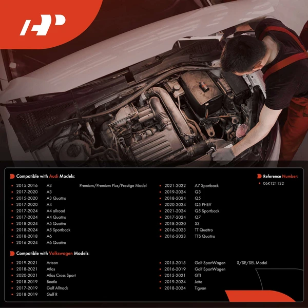 Thermostat Housing Coolant Flange for Volkswagen Golf Jetta Beetle Audi A3 A4 A6