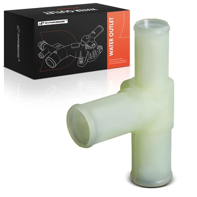 White Coolant T Pipe