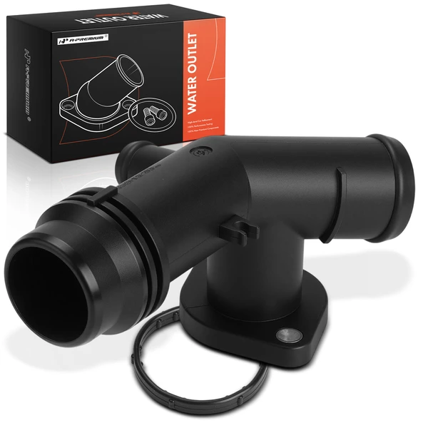 Front Coolant Water Pipe with Seal for 2015-2018 Audi A8 Quattro