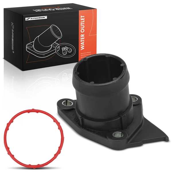 Engine Coolant Outlet Flange for Audi A8 Quattro S6 S7 S8 2013-2018 RS7 V8 4.0L