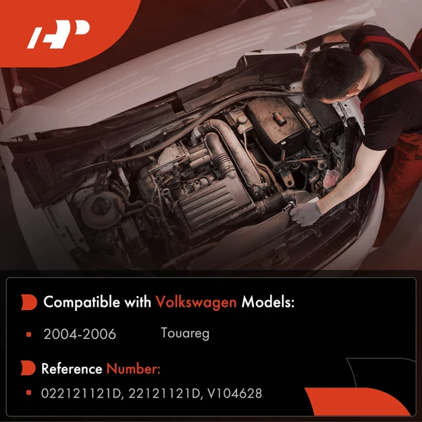 Upper Engine Coolant Thermostat Housing for Volkswagen Touareg 2004-2006 V6 3.2L