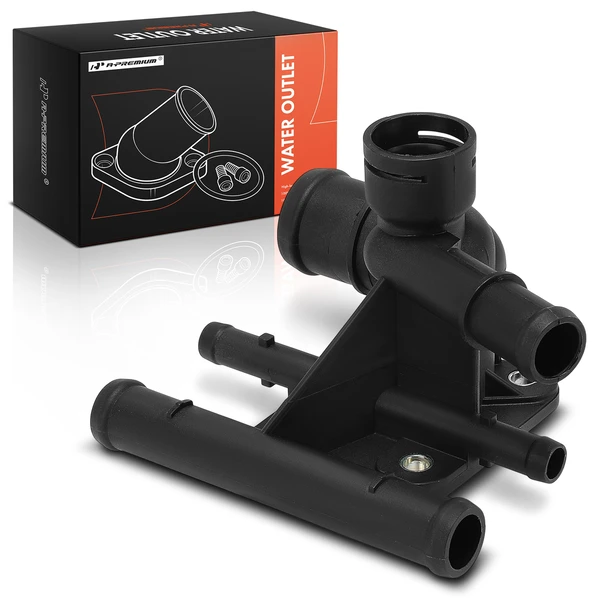 Engine Coolant Water Outlet for Volkswagen Jetta 2006-2008 Passat Audi A3