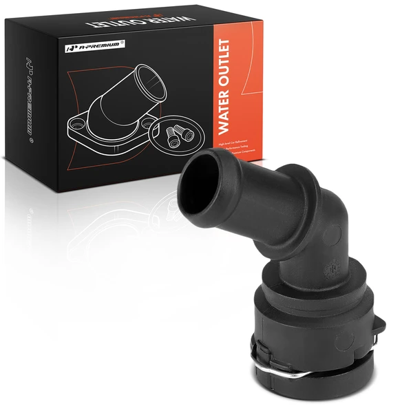 Coolant Hose Connector Water Outlet for 2013-2014 Audi A4 Quattro