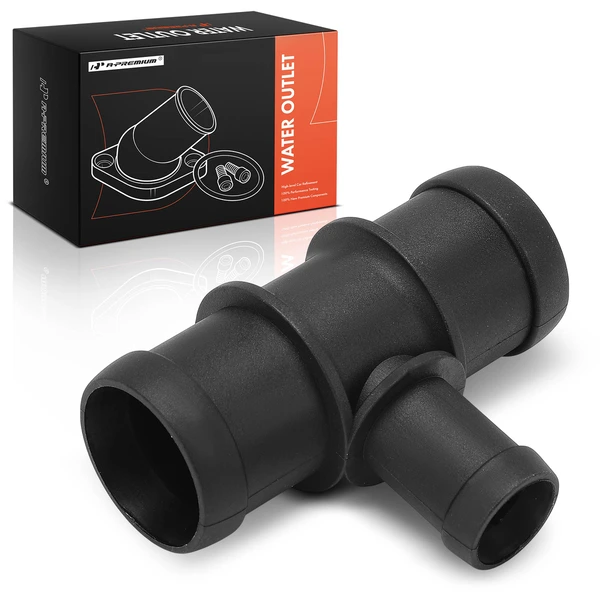 Radiator Coolant Hose Connector for Volkswagen Jetta Passat Golf Tiguan Audi A4