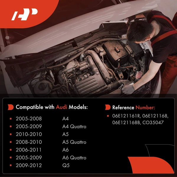 Coolant Inlet Engine Coolant Water Outlet for Audi A4 Q5 A5 A6 A4 Quattro 3.2L