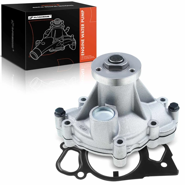 Engine Water Pump with Gasket for Jaguar XF XJR XK8 Land Rover Range Rover Ford