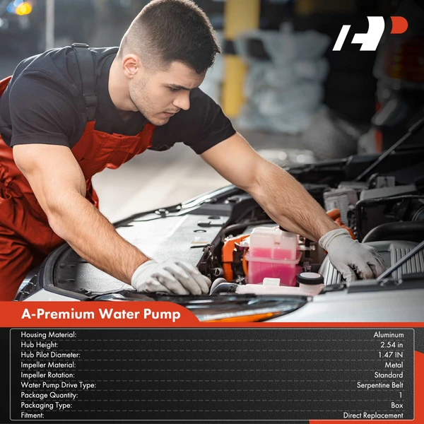 Water Pump for Hyundai Sonata 2011-2014 Kia Optima Sorento 2011-2015 Sportage 2011-2021 2.4L