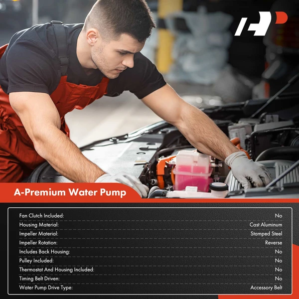 Engine Water Pump for Freightliner Cascadia Sterling Truck Western Star Diesel