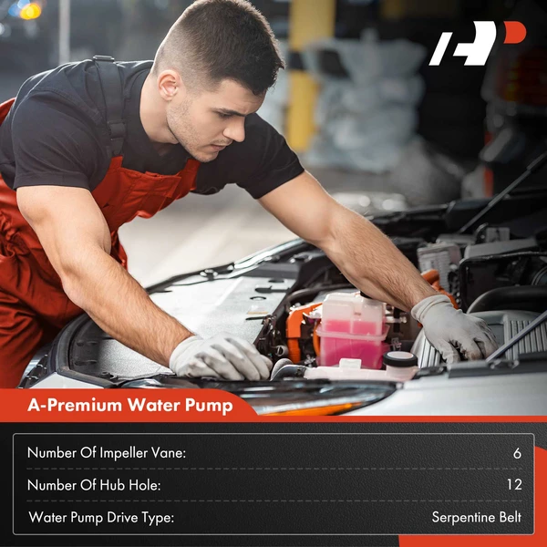 Engine Water Pump for Jeep Wrangler 2020-2023 JL Ram 1500 2019-2023 V6 3.6L